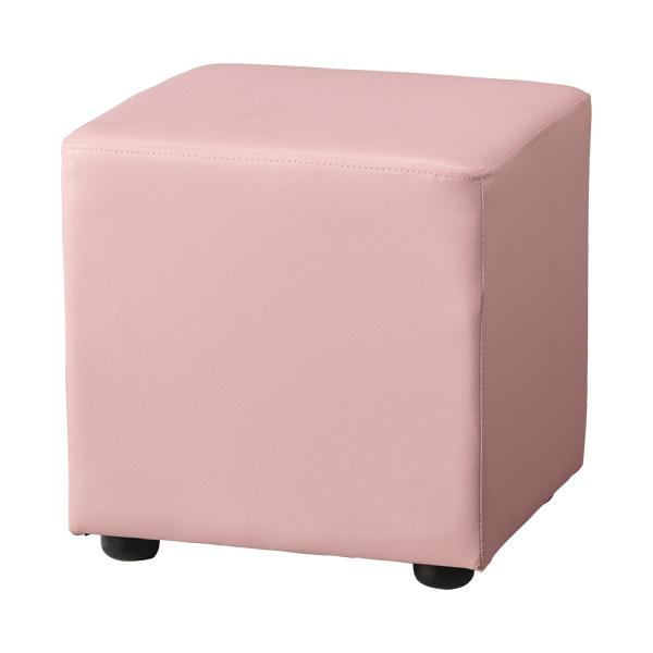 メーカー：アーバン　 品番：LG005 ピンク  キュートなキューブソファ。　　＜使用イメージ＞