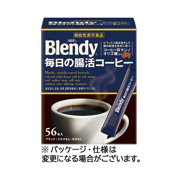 他サイト： 味の素ＡＧＦ　ブレンディ　スティックブラック毎日の腸活コーヒー　１箱（５６本）【爆買】の商品画像