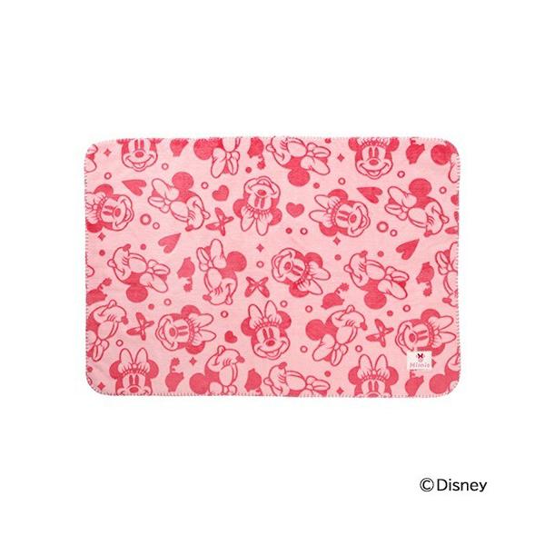 丸眞　ディズニー　ミニーマウス／ぽこぽこ　オパール加工ブランケット　１枚　（お取寄せ品）