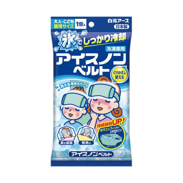 メーカー：白元アース  品番：02067-0  おでこにぴったりフィット！くり返し使えます。