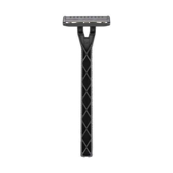 メーカー：貝印  品番：GA0025  ロングハンドルなので持ちやすい！2枚固定式カミソリ。