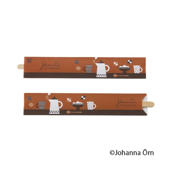 メーカー：オリジナル  品番：MDW100FIKA  包装紙にカフェデザインをプラス。