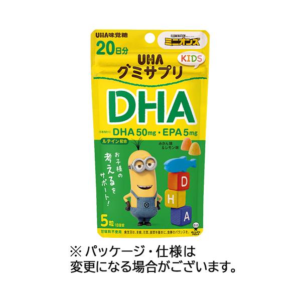 他サイト： ＵＨＡ味覚糖　グミサプリ　ＫＩＤＳ　ＤＨＡ　２０日分　１パック（１００粒）（お取寄せ品)の商品画像