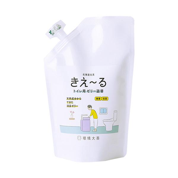 他サイト： 環境大善　きえーる　トイレ用　ゼリータイプ　無香　詰替　４８０ｇ　Ｈ−ＫＴＪ−４８０Ｔ　１個の商品画像