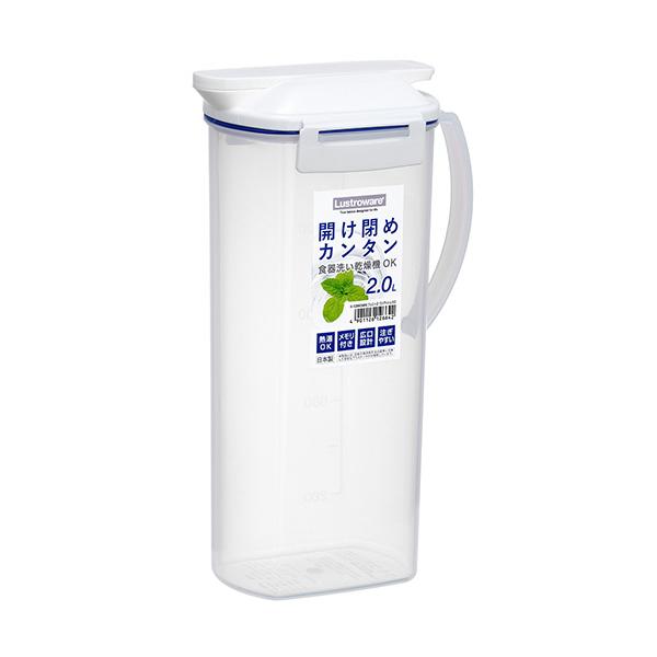 メーカー：岩崎工業 　品番：K-1266WH   コストパフォーマンスに優れた水容量2.0Lのピッチャーです。　　