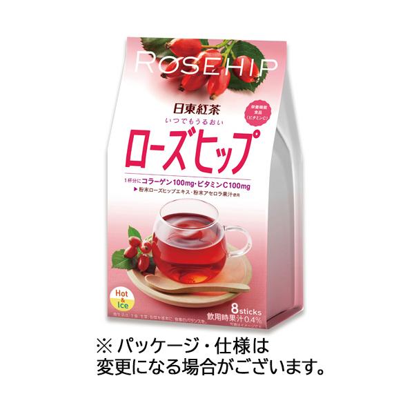 三井農林　日東紅茶　いつでもうるおいローズヒップ　スティック　１パック（８本）