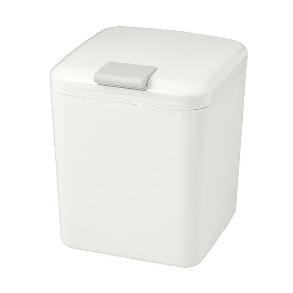 メーカー：レック　 品番：B00212  容量大きめのサニタリーゴミ箱です。　　ポリ袋のセットが簡単。中ぶたでポリ袋を押さえる。