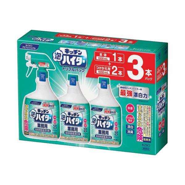 メーカー：花王 　品番：435804   排水口ゴミ受けのヌメリ除去に！塩素系、泡タイプ台所用漂白剤。　　