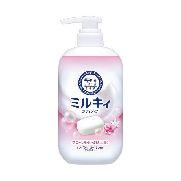 牛乳石鹸 牛乳石鹸共進社 ミルキィボディソープ フローラルせっけんの