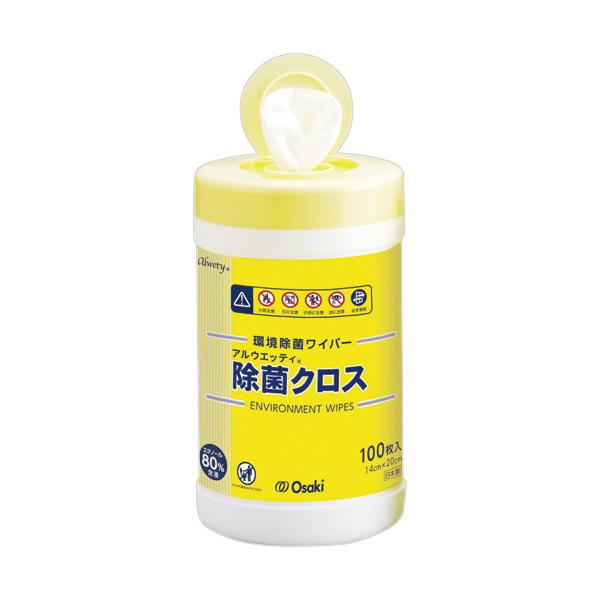 他サイト： オオサキメディカル　アルウエッティ除菌クロス　本体　１本（１００枚）の商品画像