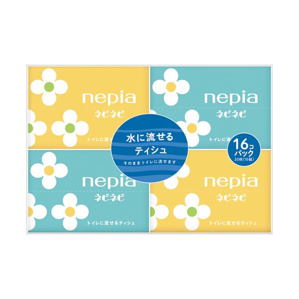 メーカー：王子ネピア 　品番：615295   外出先の水洗トイレで使える水に流せるティッシュ。　　