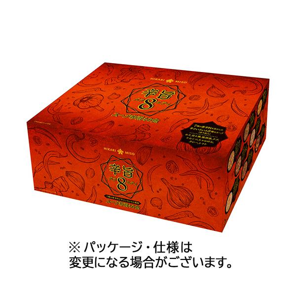 メーカー：ひかり味噌　品番：480402　8種類すべてが辛旨！辛さいろいろスープ春雨のアソートボックス