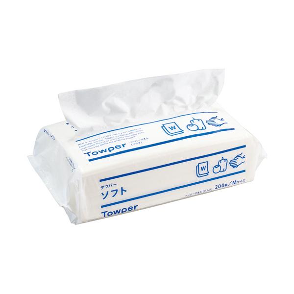 メーカー：日本製紙クレシア　品番：50334　ソフトな肌触りで高級感と清潔感を併せ持つハイスペックタオル。<br>