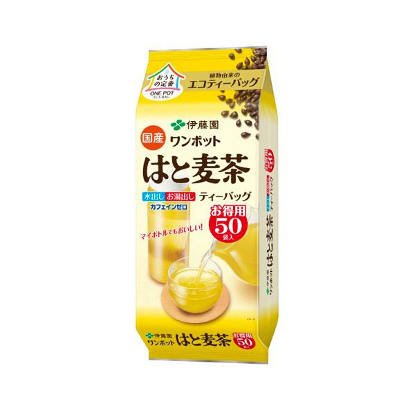 他サイト： 伊藤園　ワンポット　はと麦茶　エコティーバッグ　１袋（５０バッグ）【爆買】の商品画像