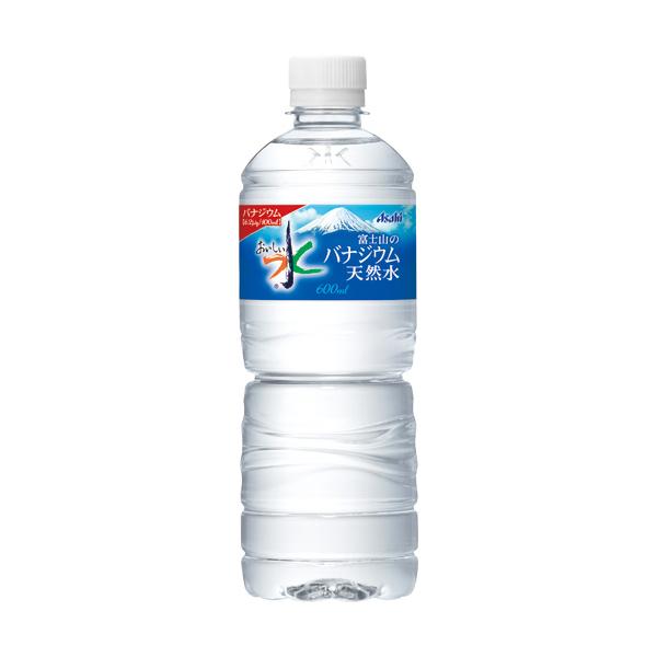 他サイト： アサヒ飲料　おいしい水　富士山のバナジウム天然水　６００ｍｌ　ペットボトル　１ケース（２４本）の商品画像