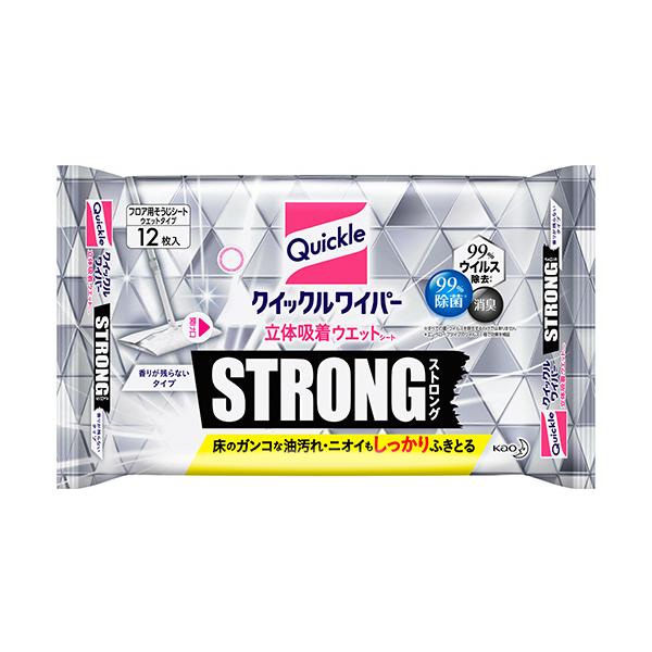 メーカー：花王   品番：359087   ストロングなベタベタふきとり力で、床のガンコな油汚れも軽い力でふきとれる！