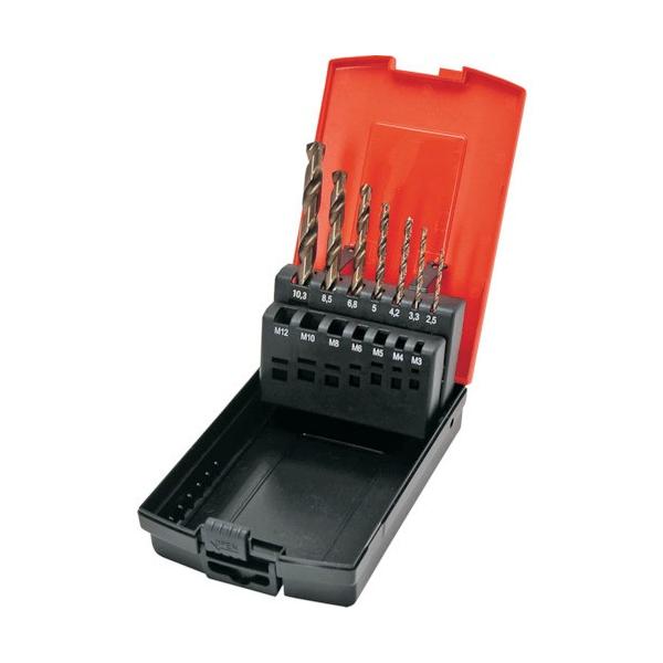 ビックツール 月光ドリルタップ 下穴7本組 GK−7P 1セット（直送