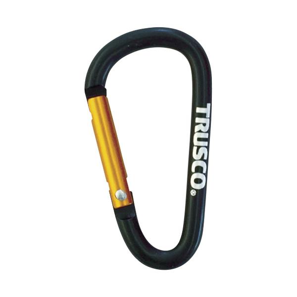 他サイト： ＴＲＵＳＣＯ　カラビナ　線径５×５０ｍｍ　Ｄ型　ブラック　ＴＫＮ５５０ＢＫ　１個の商品画像