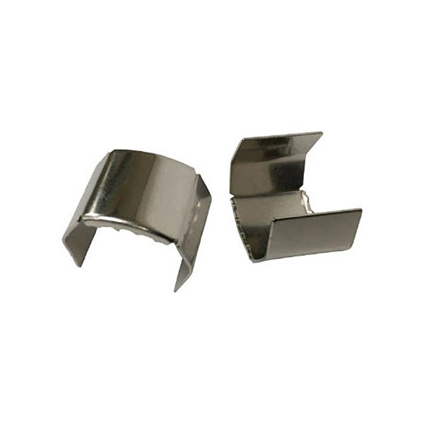 メーカー：ユタカメイク 　品番：KM-09   ペンチでカシメるだけでロープや紐の先端の振れ止めができます。　　