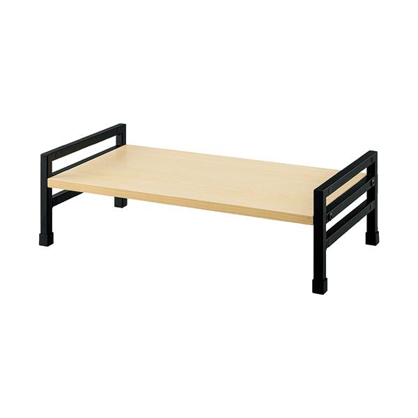 メーカー：アスカ 　品番：DSK07BK   3段階に高さ変更可能な机上台。　　3段階に高さ変更可能。＜使用イメージ＞