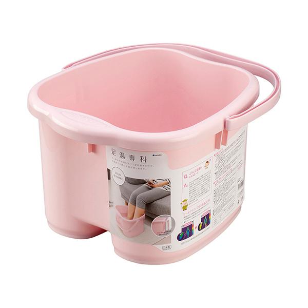 メーカー：イノマタ化学 　品番：2500パステルピンク   足元も冷え対策に　　タオルを掛けておくことができます。水位がわかる目盛付