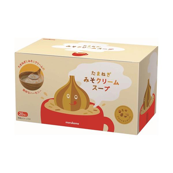 他サイト： マルコメ　たまねぎみそクリームスープ　１箱（２０食）（お取寄せ品）の商品画像