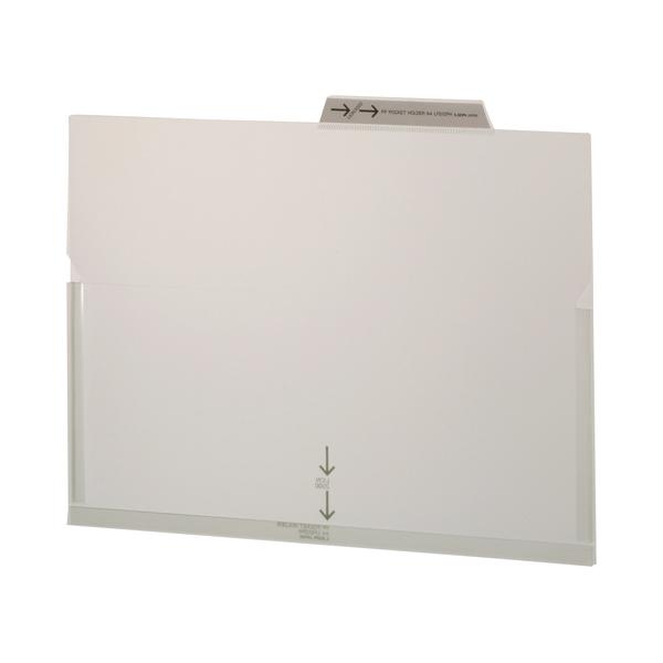 ＰＰポケットホルダー　Ａ４　透明　マチ付　ＬＦＳ−１２ＰＨ　１セット（５冊）【爆買】