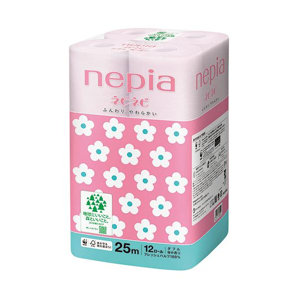 メーカー：王子ネピア　 品番：274683  ふんわり、やわらかいトイレットロール　　