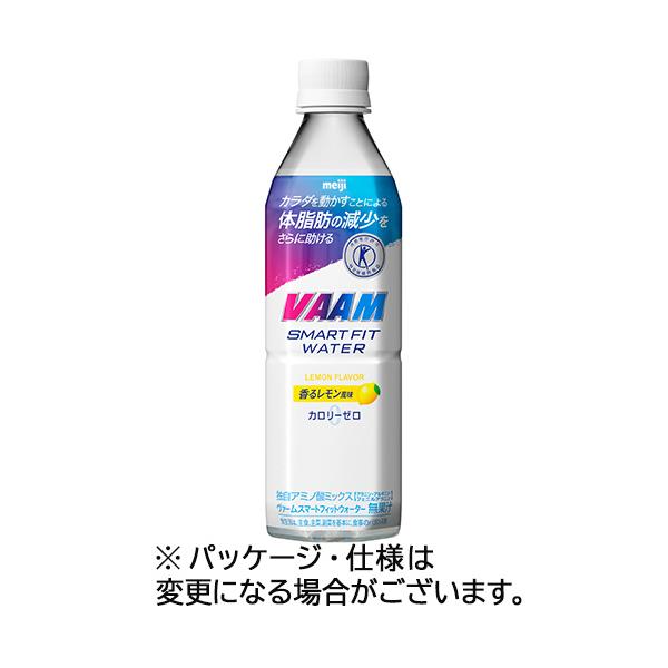 明治　ヴァームスマートフィットウォーター　レモン風味　５００ｍｌ　ペットボトル　１ケース（２４本） （お取寄せ品）