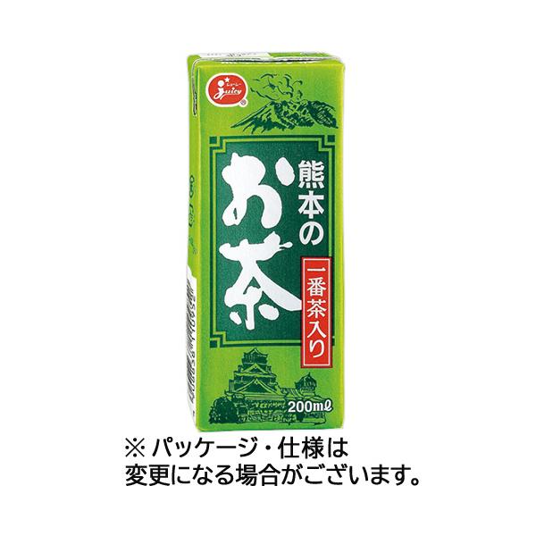 熊本県果実農業協同組合連合会 ジューシー 熊本のお茶 ２００ｍＬ 紙パック １ケース（２４本）