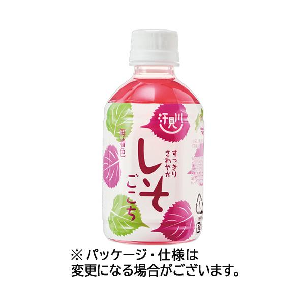さめうらフーズ　すっきりさわやかしそごこち　２８０ｍＬ　ペットボトル　１セット（２４本：１２本×２ケース）