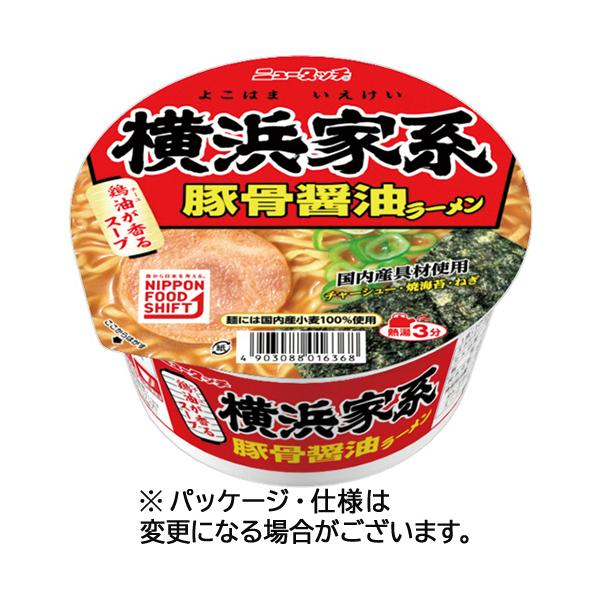 ヤマダイ ニュータッチ 横浜家系豚骨醤油ラーメン 108g 1ケース