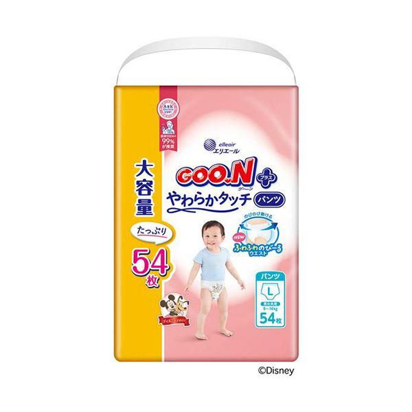 メーカー：大王製紙 　品番：21001270   たくさん動いてものびのび快適、動きやすさにこだわった肌触り。　　※商品はLサイズになります。