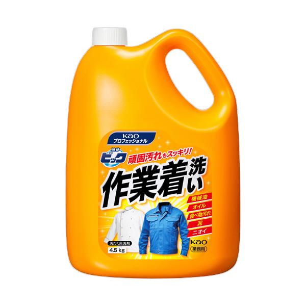熊野油脂 ファーマアクト 業務用液体洗濯洗剤 無香料 ４Ｌ／本 １