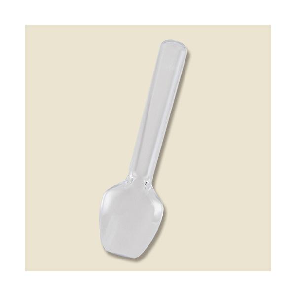 シモジマ　プラスチックスプーン　８ｃｍ　透明　単袋　＃００４５１３０１１　１セット（１０００本：１００本×１０パック）