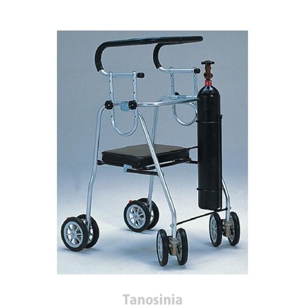 歩行器 介護用品 アシストシルバーカー ニューデラックス 酸素