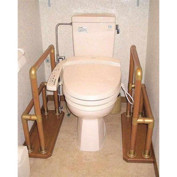 トイレスタンバー SBT-01 1本 介護用品 手すり 置くだけ手すり