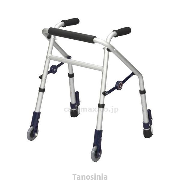 商品の仕様●サイズ／幅50〜50.5×奥行44〜47×高さ55〜62cm、折りたたみ時：奥行20.5×高さ65cm、ハンドル内幅：27cm●車輪サイズ／前輪：7.6cm、後輪：スタンド●重さ／1.8kg●材質／フレーム：アルミ●最大使用者体...