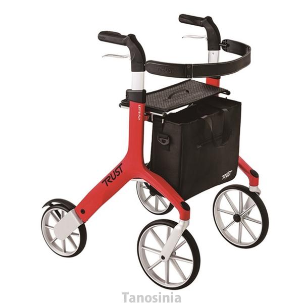 介護用品 歩行補助車 レッツフライ 折りたたみ 歩行器 竹虎ヒューマン