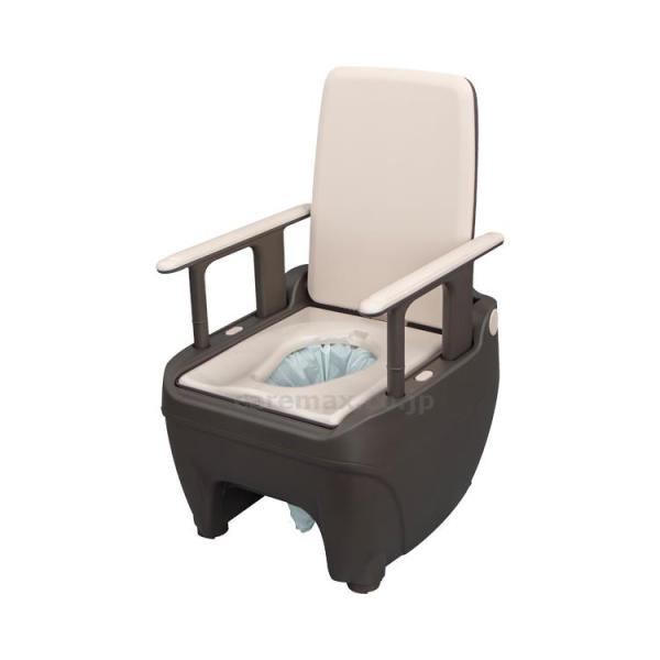 介護自動ラップ式トイレ ラップポンエール2 介護用自動ラップ式ポータブルトイレ ラップポン・エール2 暖房