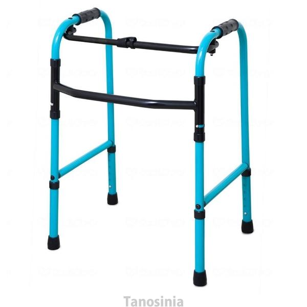 折りたたみ式歩行器 歩行器 介護 折りたたみ式歩行器 C2021 Rキャスター付 リハビリ 歩行