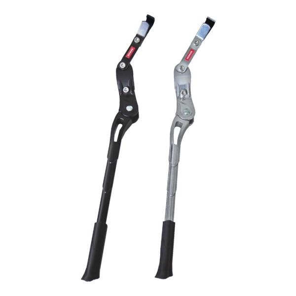 ミニベロやマウンテンバイク（MTB）、クロスバイクに最適な丈夫で実用的なアルミ製サイドスタンドです。幅広い車種に装着が可能なフレキシブル構造のスタンドです。20型から700Cの幅広いサイズの自転車に対応しています。実用性を考えた丈夫な構造の...