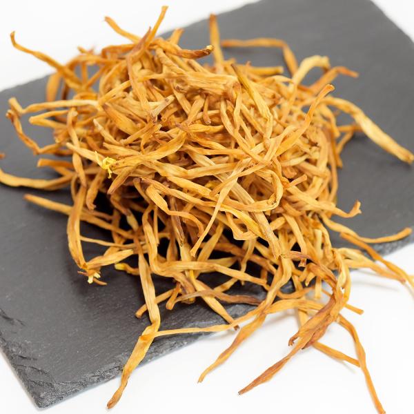 金針菜（ゆりの花）100g ドライ乾物 無添加100％ 炒め物や煮物、スープや味噌汁の具に きんしんさい たんぽぽ本舗