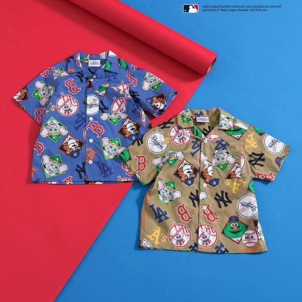 BREEZE（ブリーズ） 【セール/10%OFF】BREEZE MLB 総柄シャツ j309905