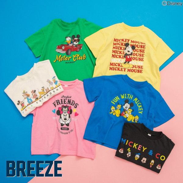 BREEZE（ブリーズ） 26'夏新作 ディズニーキャラミッキーフレンズT