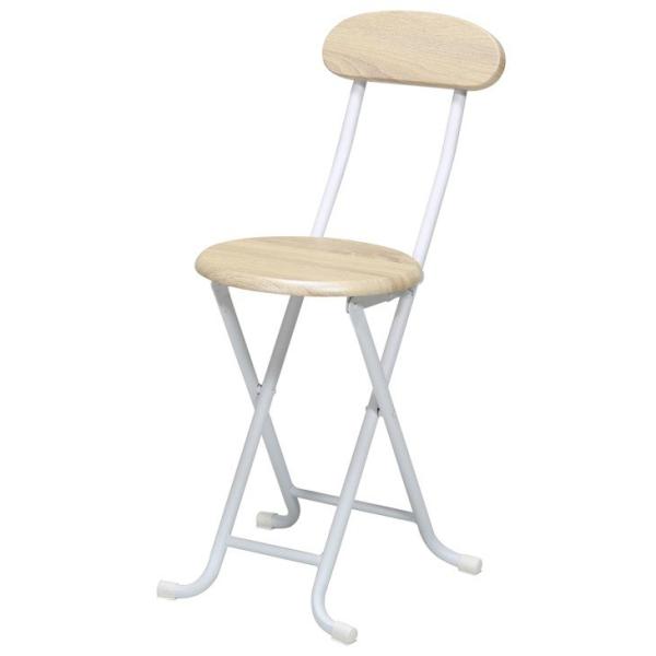 [今ならPayPayで+5％][送料無料（北海道・沖縄県・離島は送料別途）]■モールの仕様上、全国一律送料無料の表記がされていますが、北海道・沖縄・離島は別途送料を頂いております。  木目 折りたたみチェア 完成品 折りたたみ コンパクト ...