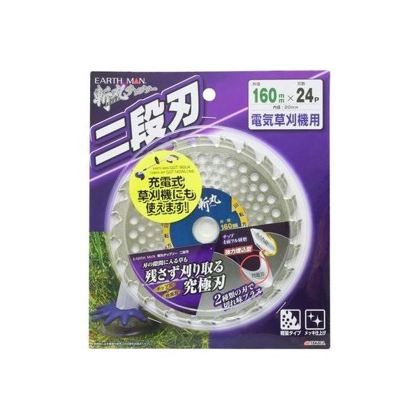 他サイト： 高儀 TKG 2019350 メール便での発送商品 斬丸 電気草刈機用チップソー 二段刃 160mm EARTH MAN TKG2019350の商品画像