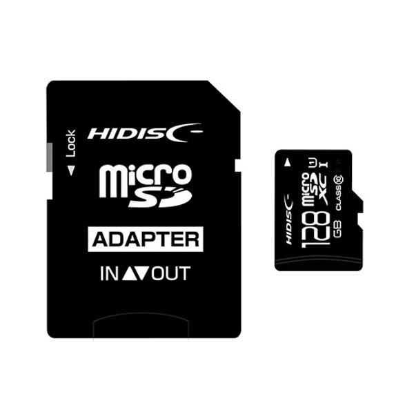 y[ڈFPTԁzC HDMCSDX128GCL10UIJP3 [ւł̔i HIDISC microSDHCJ[h 128GB CLASS10 UHS 1Ή SDϊA_v^t