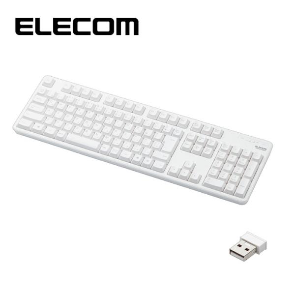 �G���R�� TK FDM106TWH �L�[�{�[�h ���C�����X ���C�����X�L�[�{�[�h ���� �����u������ �t���T�C�Y �z���C�g TKFDM106TWH