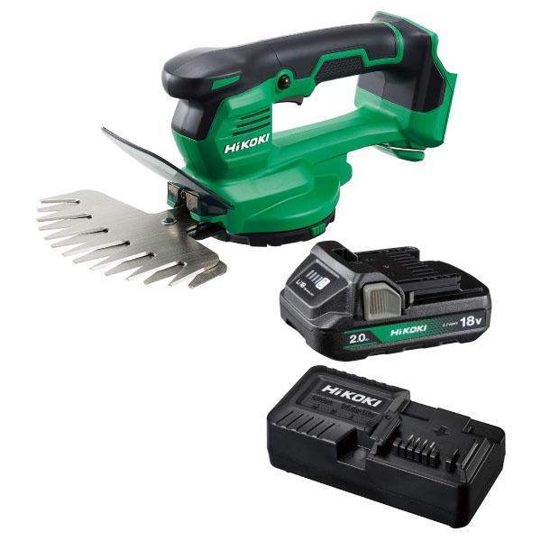 18V 充電式 芝生バリカン 刈り込み幅 170mm 2.0Ah蓄電池・充電器付き